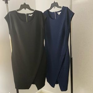 Used like new Bar III dresses navy and black size XL lot of 2